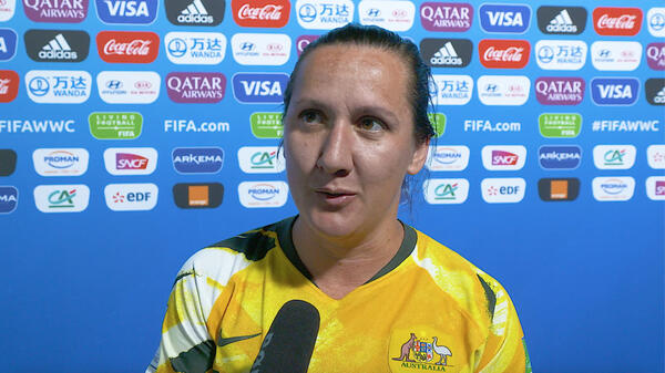 Lisa De Vanna plays at her fourth FIFA Women's World Cup 