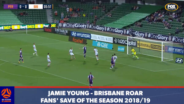 Jamie Young - Fans' save of the season 2018/19