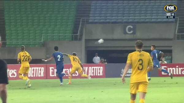 GOAL: Taggart - Socceroos open their account with their in-form name