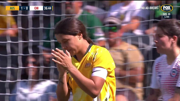 CHANCES: Matildas pushing for a second with Kerr and Raso