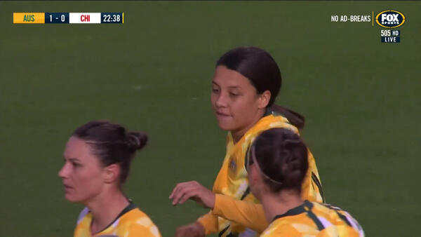 GOAL: Gielnik - Matildas take the lead against Chile