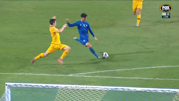 CHANCE: Uzbekistan come real close to an opener