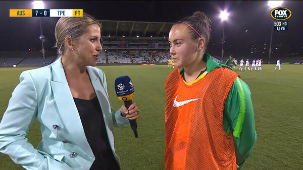 Post Match Interview - Caitlin Foord