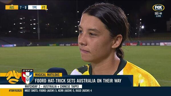 Post Match Interview - Sam Kerr
