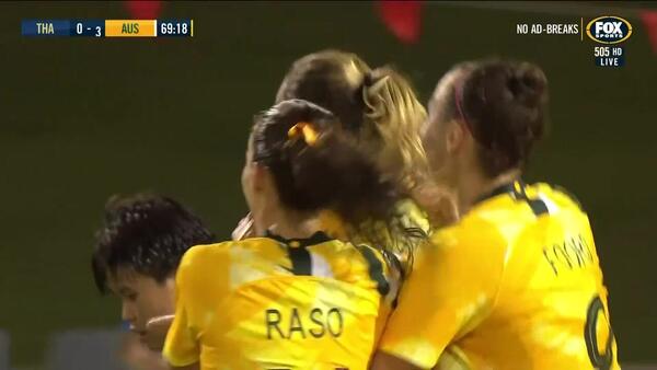 GOAL: Van Egmond - First International hat trick for van Egmond