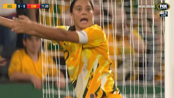 CHANCE: Kerr - Sammy getting the first sniff at goal