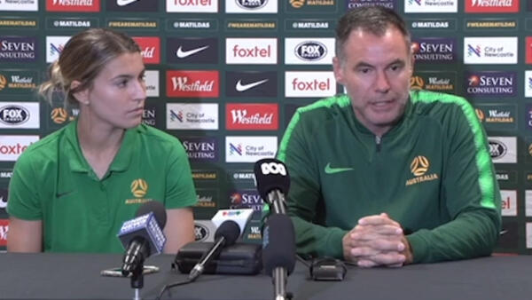 Pre-Vietnam press conference: Head Coach Ante Milicic & Vice Captain Steph Catley
