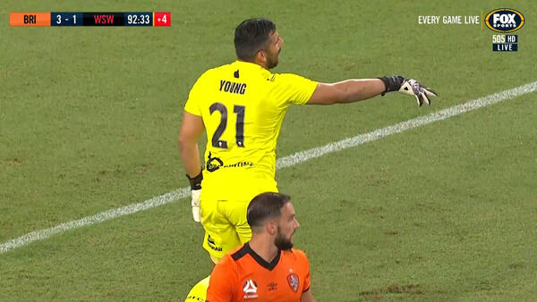 CHANCE: Western Sydney almost find a consolation