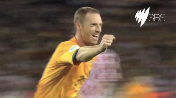 Craig Moore equalises v Croatia at FIFA World Cup 2006