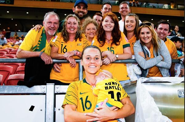 Home sweet home for Hayley Raso on Mother’s Day