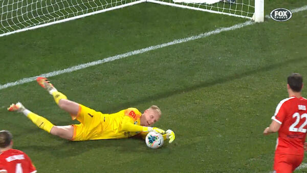 Australia U-23's Tom Glover's saves in Hyundai A-League 2020 Grand Final