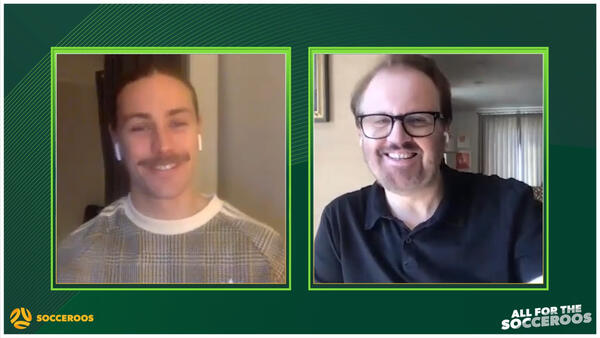 Jackson Irvine meets The Simpsons Writer Tim Long