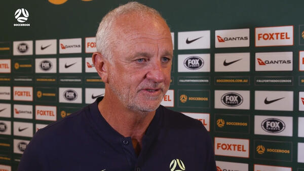 Graham Arnold on how the Socceroos "family culture" produced their fast start | Interview | Australia v Kuwait