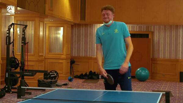 Harry Souttar comments on his impressive table tennis ability | Socceroos Insider