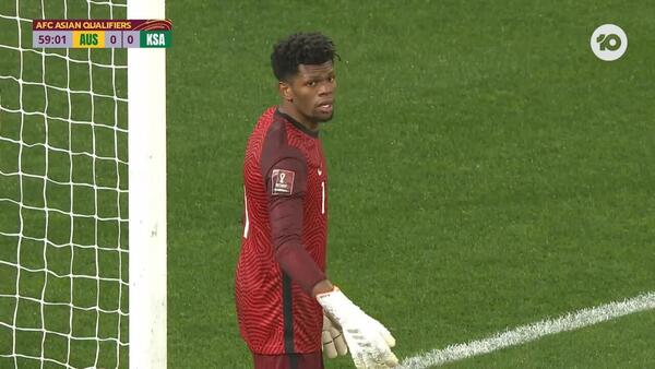 CHANCES: Socceroos find two chances within a minute