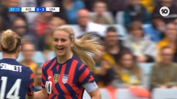 GOAL: Horan converts from the spot | CommBank Matildas v USA