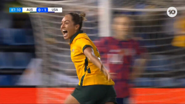 GOAL: Simon - Matildas draw things level at the brink