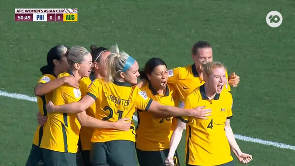 GOAL: Kerr - Matildas break the deadlock