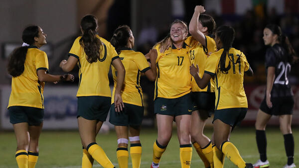 CommBank Young Matildas v Junior Football Ferns | Highlights | Youth International Friendlies Game 1