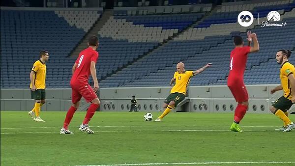 CHANCE: Mooy unlucky not to score