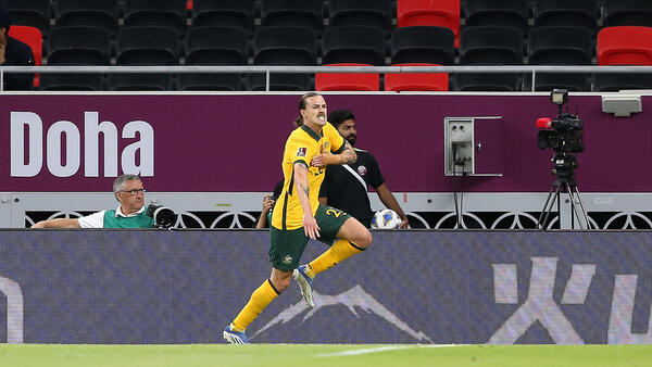 GOAL: Irvine - Socceroos strike first in Doha