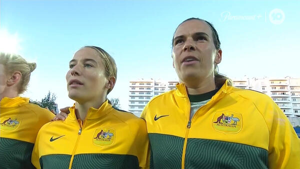 Australian Anthem | CommBank Matildas v Portugal