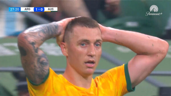CHANCE: Mitch Duke so unlucky not to score