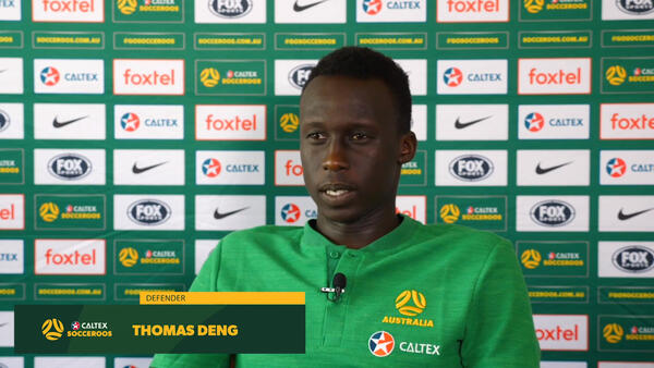 Thomas Deng enjoying the Adelaide connection