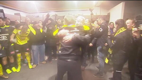 Heidelberg celebrate win over Glory