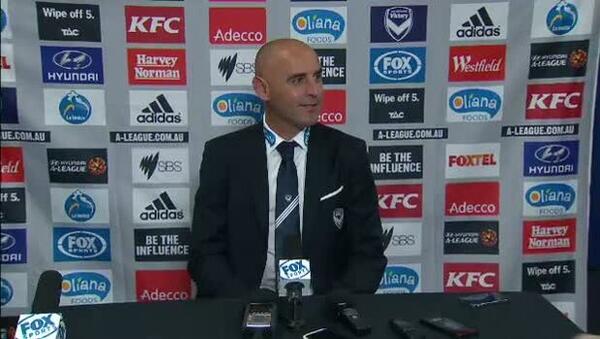 Melbourne victory press conference