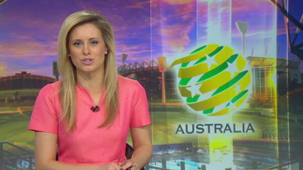 Socceroos land in London