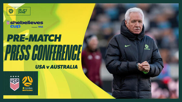 Tom Sermanni | Pre-Match Press Conference | CommBank Matildas v USA | SheBelieves Cup