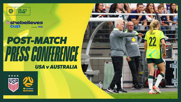 Tom Sermanni | Post-Match Press Conference | CommBank Matildas v USA | SheBelieves Cup
