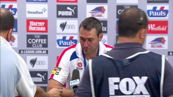 Newcastle Jets press conference