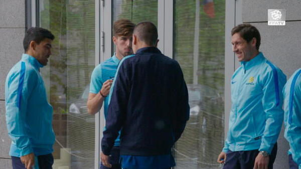 FFA TV | Socceroos’ pre-Chile team walk