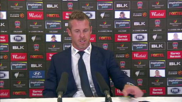 Newcastle Jets Rd20 press conference