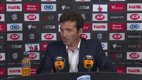 Adelaide United Rd2 press conference