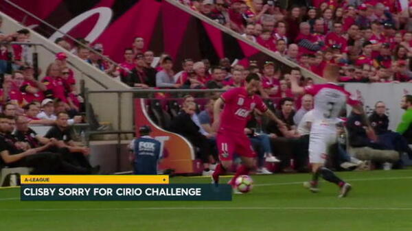 Clisby sorry for Cirio challenge