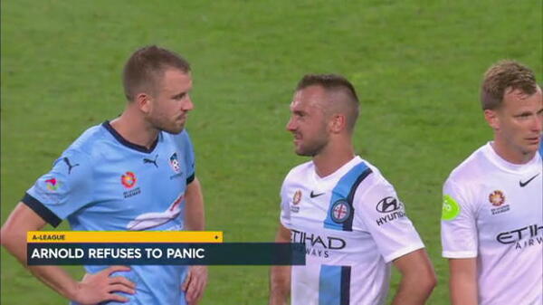 Arnold refuses to panic