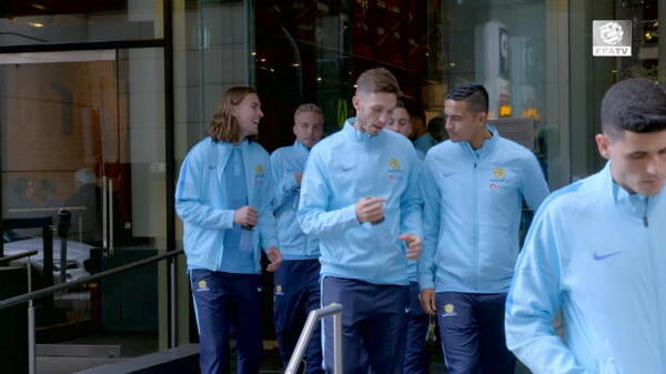 FFA TV | Caltex Socceroos team walk