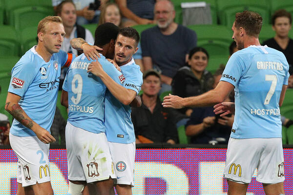 Melbourne City celebrate