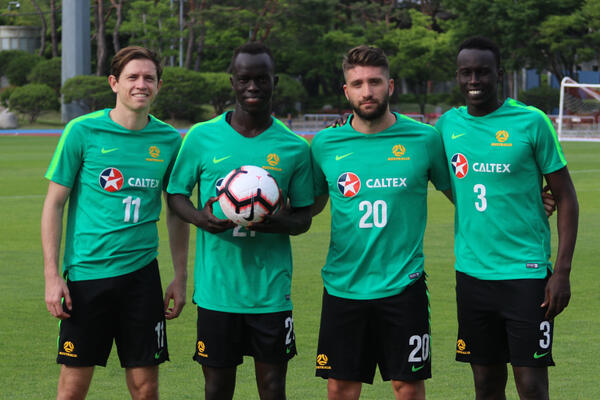 Craig Goodwin; Awer Mabil; Brandon Borrello; Thomas Deng