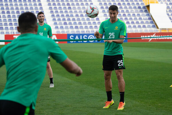 Socceroos train ahead of Syria clash