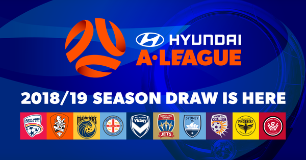 Hyundai A-League 2018/19 Season Draw