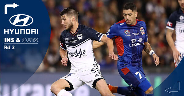 Hyundai A-League Ins & Outs: Round 3