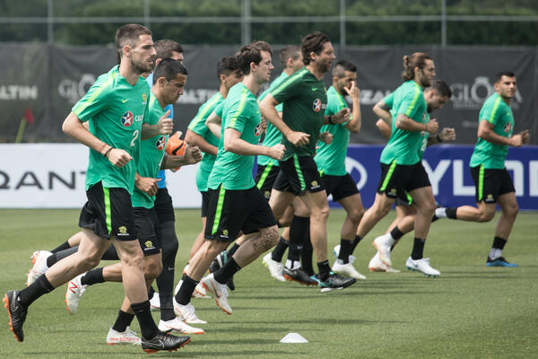 Caltex Socceroos jog