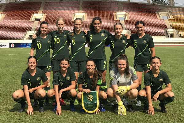 Westfield Junior Matildas starting XI v Vietnam
