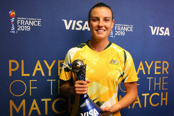 With a goal and an assist, Chloe Logarzo was a worthy player of the match
