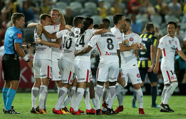 Western Sydney Wanderers celebrate