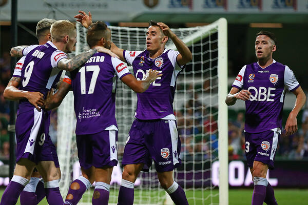 Perth Glory celebrate